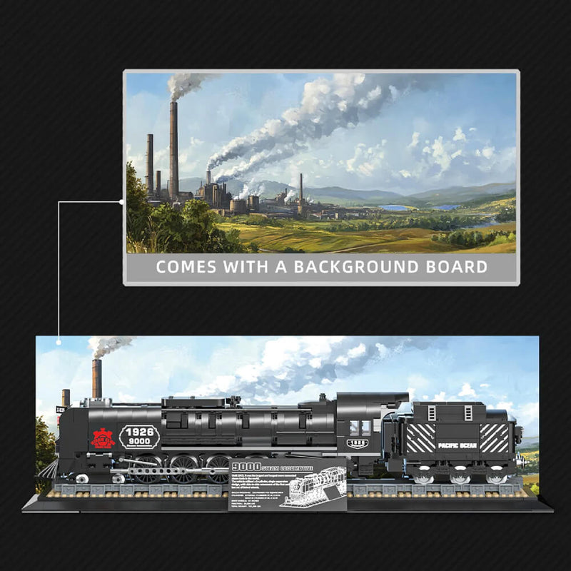 9000-Class Steam Locomotive 1545Pcs-2