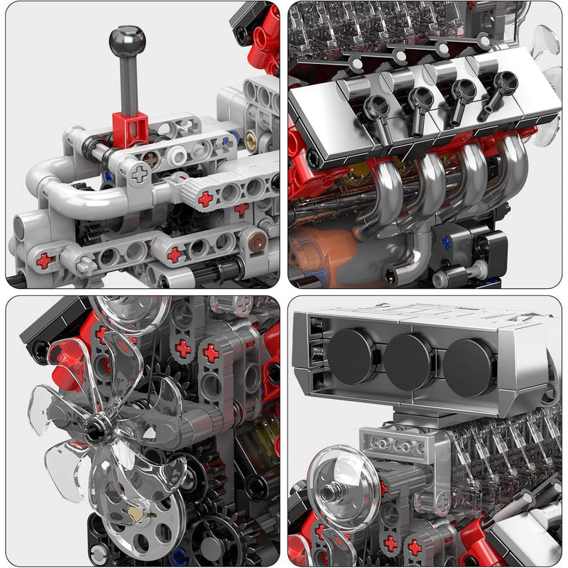 The Iconic V8 Supercharger Engine 854PCS-3