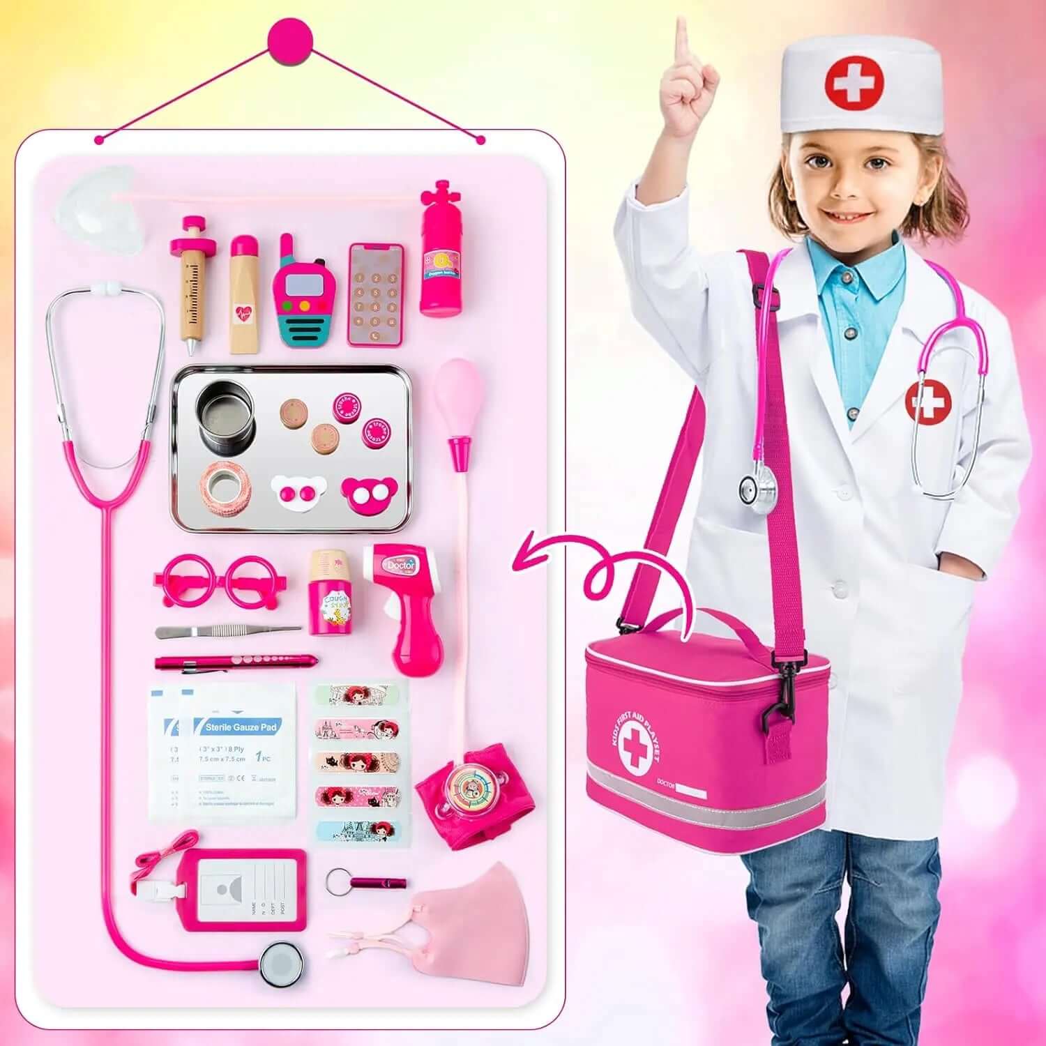 Mallette de Médecin en Bois™ Jouets enfants