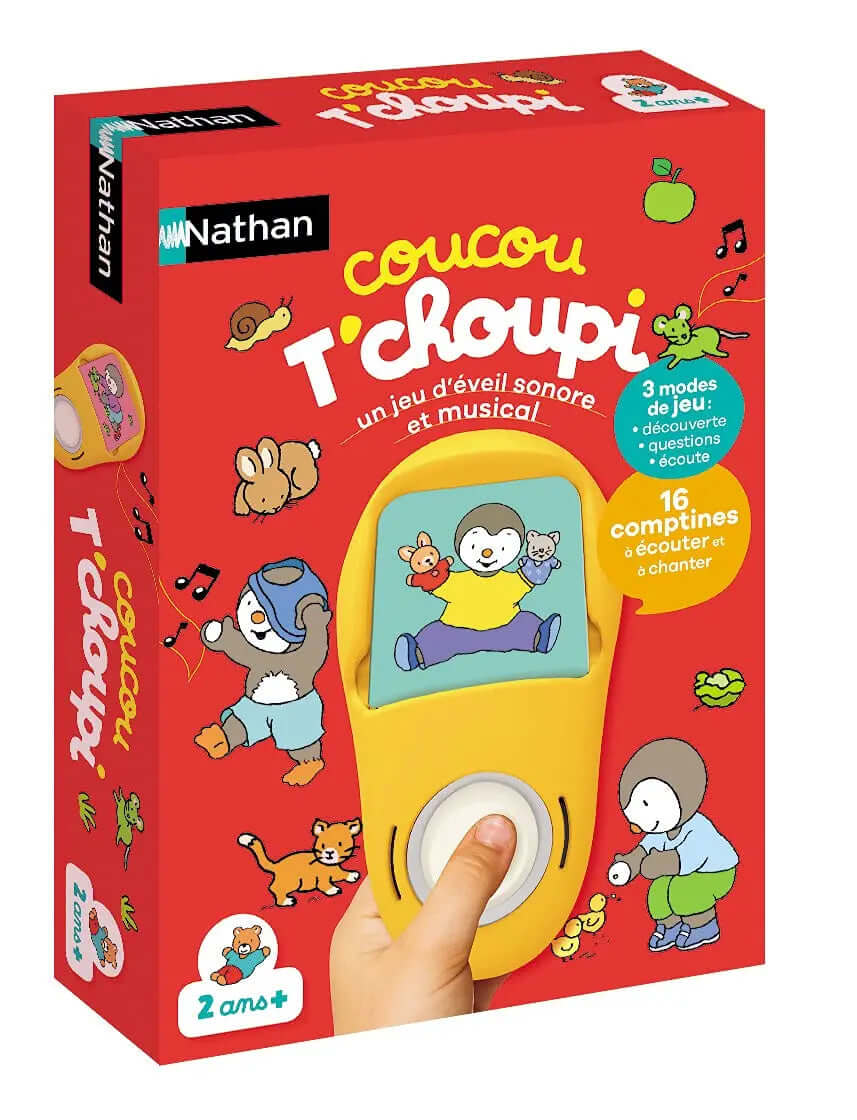 Nathan - Cuckoo Animals, Interactive Sound and Musical Awakening Game, Educational Game, Electronic Cards, Discover Animals in Song Through 20 Rhymes, 2 Year Old Children's Toy Jouets enfants