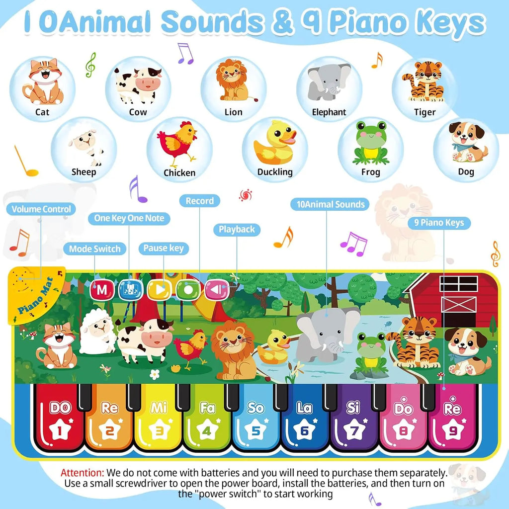 Tapis de Danse Musical Éducatif TM Jouets enfants