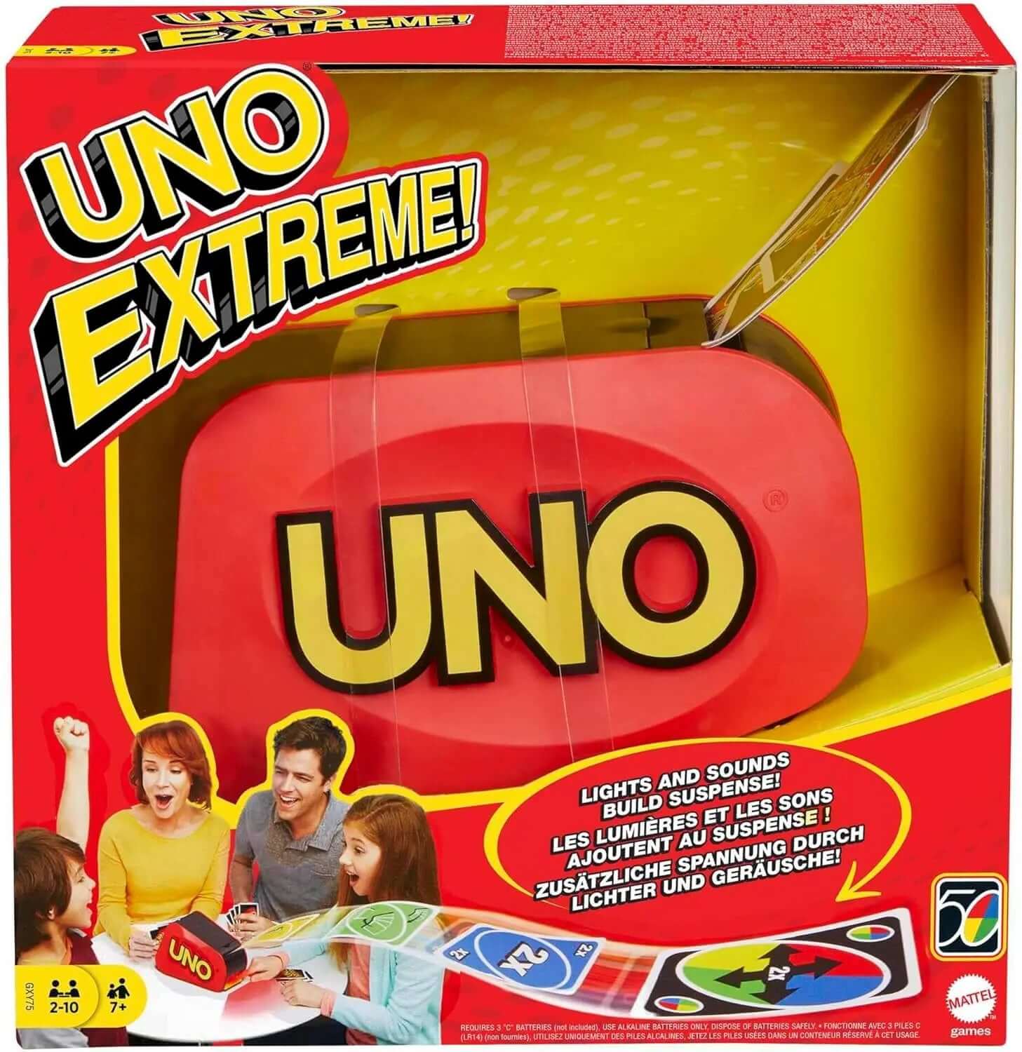 UNO Extrême™ : Jeu de Cartes Lumineux et Sonore Jouets enfants