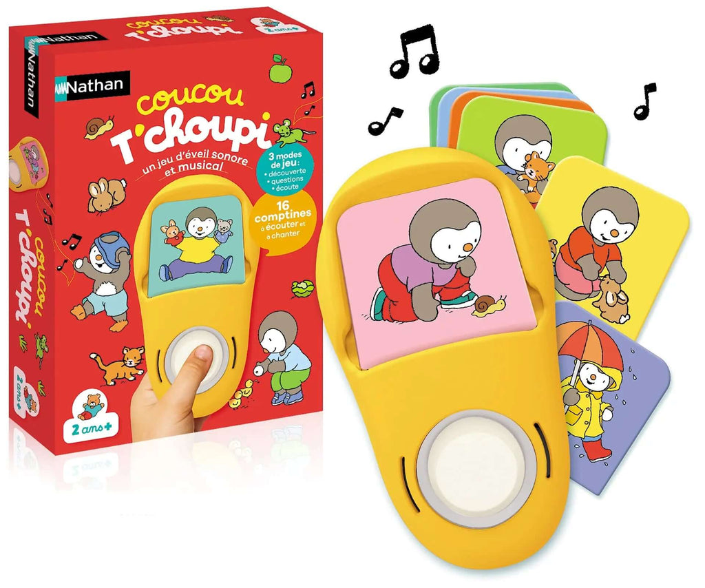 Nathan - Cuckoo Animals, Interactive Sound and Musical Awakening Game, Educational Game, Electronic Cards, Discover Animals in Song Through 20 Rhymes, 2 Year Old Children's Toy Jouets enfants