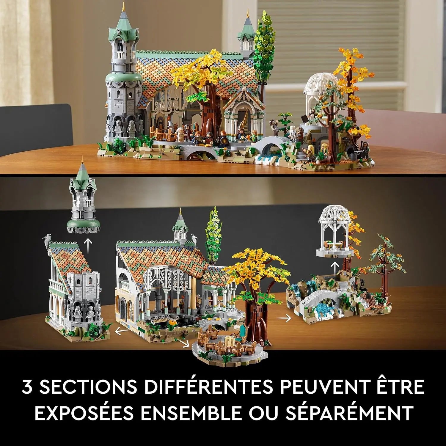 LEGO Icons : Fondcombe du Seigneur des Anneaux™ Jouets enfants