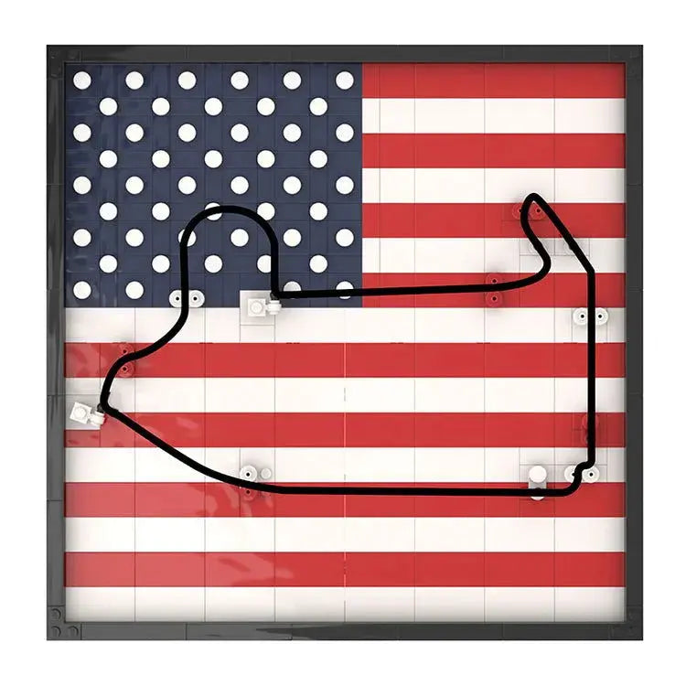 LAS VEGAS TRACK MAP 451PCS-0