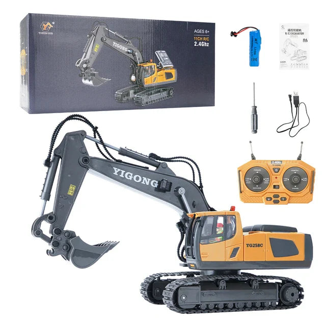 NNEOBA 2.4G Remote Control Excavator Truck-4