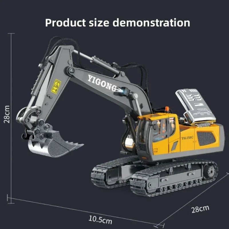 NNEOBA 2.4G Remote Control Excavator Truck-1