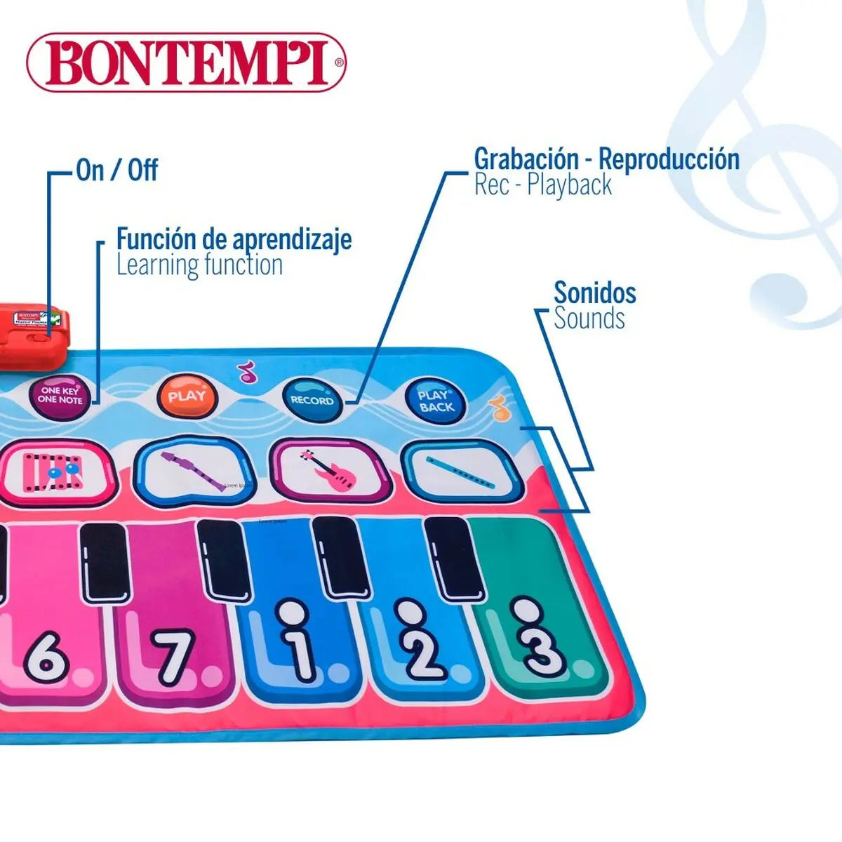 Educational Learning Piano Bontempi Bontempi