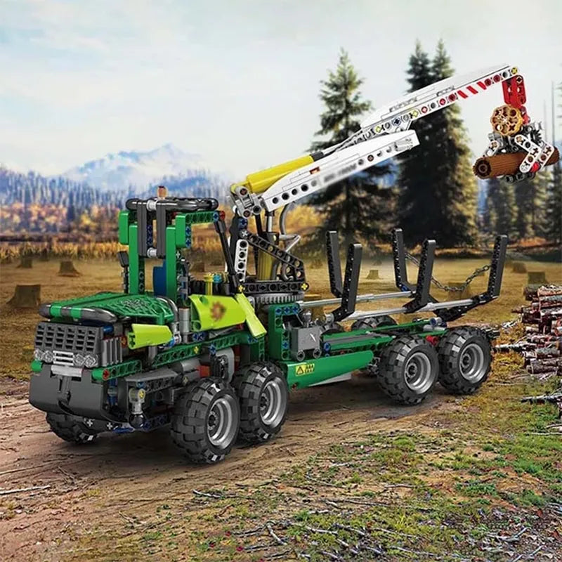 Pneumatic Logging Truck 937pcs-1